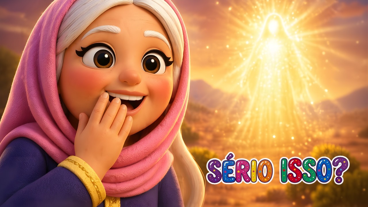 Música Infantil Bíblica | Os Três Visitantes e a Promessa que Fez Sara Sorrir #músicasinfantis