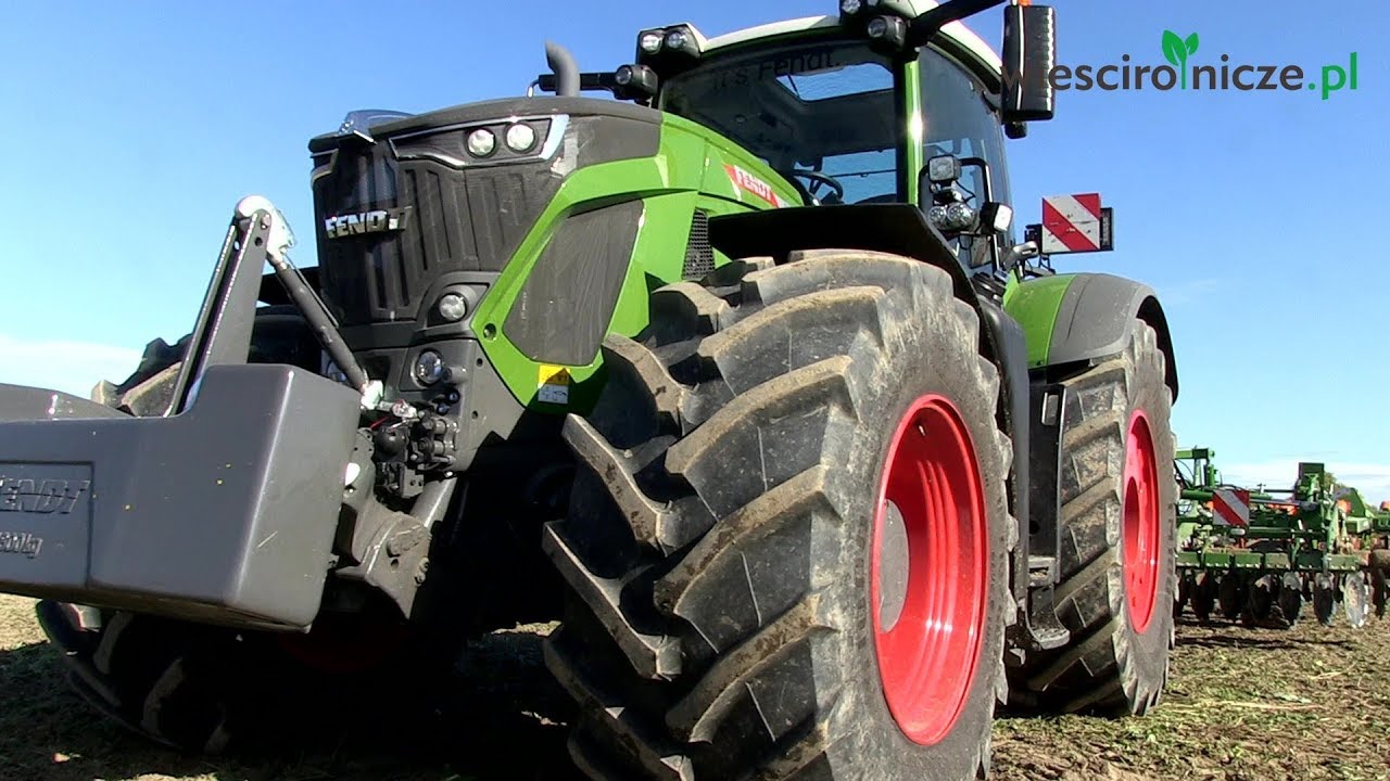 Fendt 942 Vario (415 KM) + maszyny uprawowe Amazone w akcji na polu