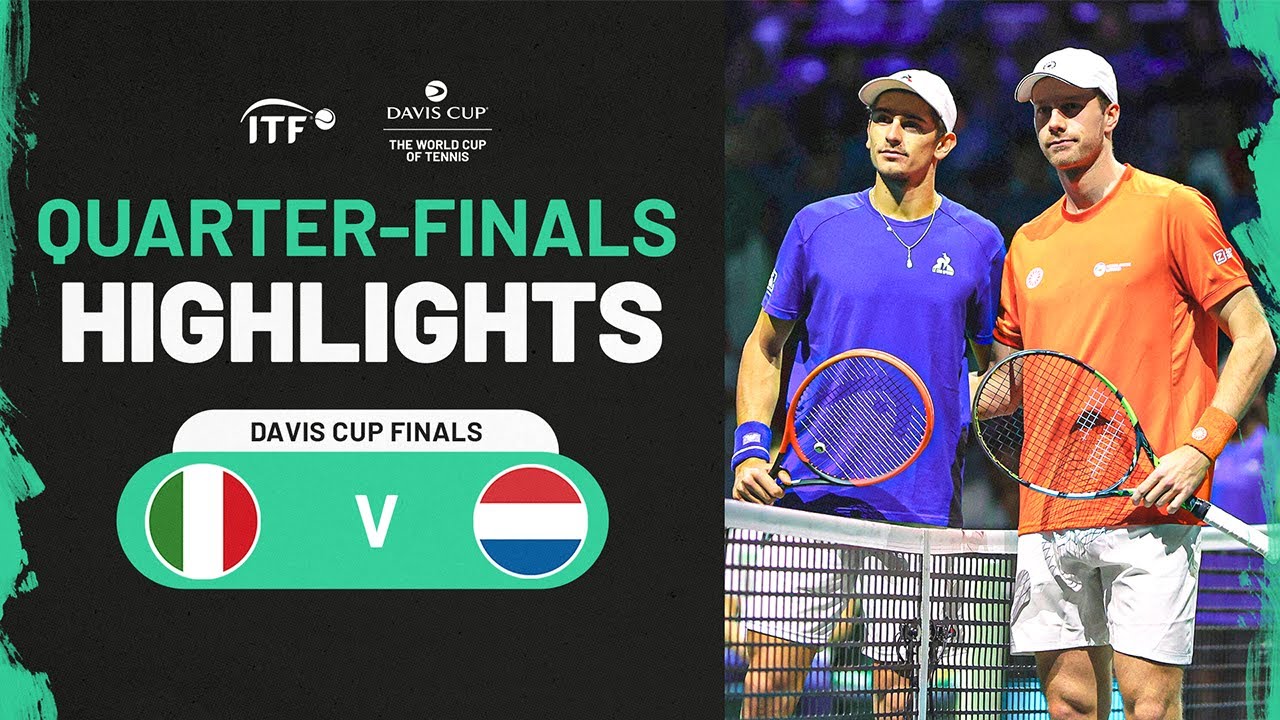 Highlights: Matteo Arnaldi (ITA) v Botic van de Zandschulp (NED) | Davis Cup Finals 2023