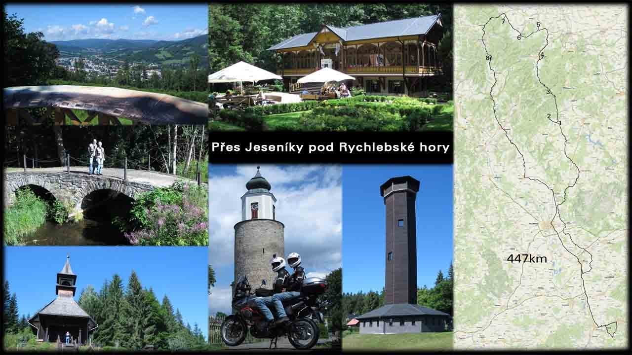 Přes Jeseníky pod Rychlebské hory