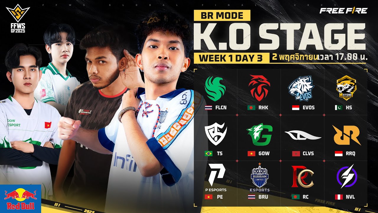 🔴 [TH] FFWS Global Finals 2025 Knockout Stage - Day 3: กลุ่ม A vs. B