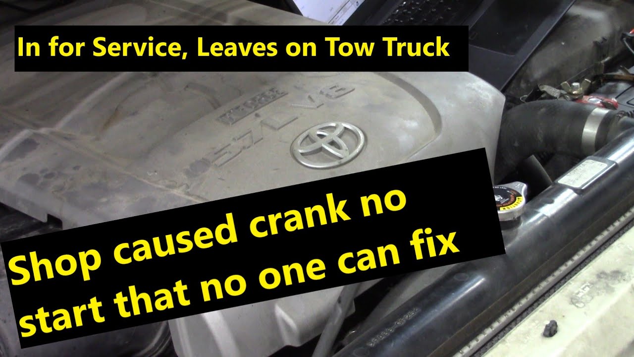 Did Repair Shop Destroy This Car? Service Visit Becomes Crank No Start
