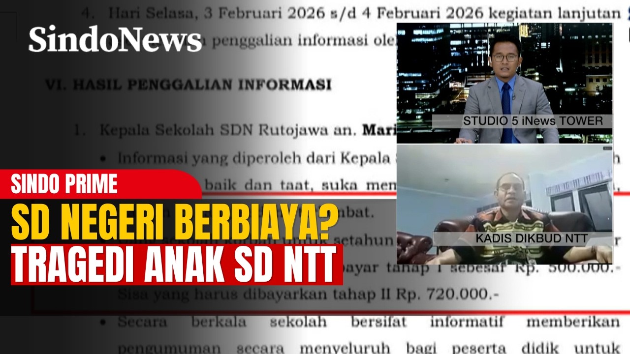 SD Negeri Berbiaya, Berujung Tragedi Anak SD di NTT | Sindo Prime | 06/02