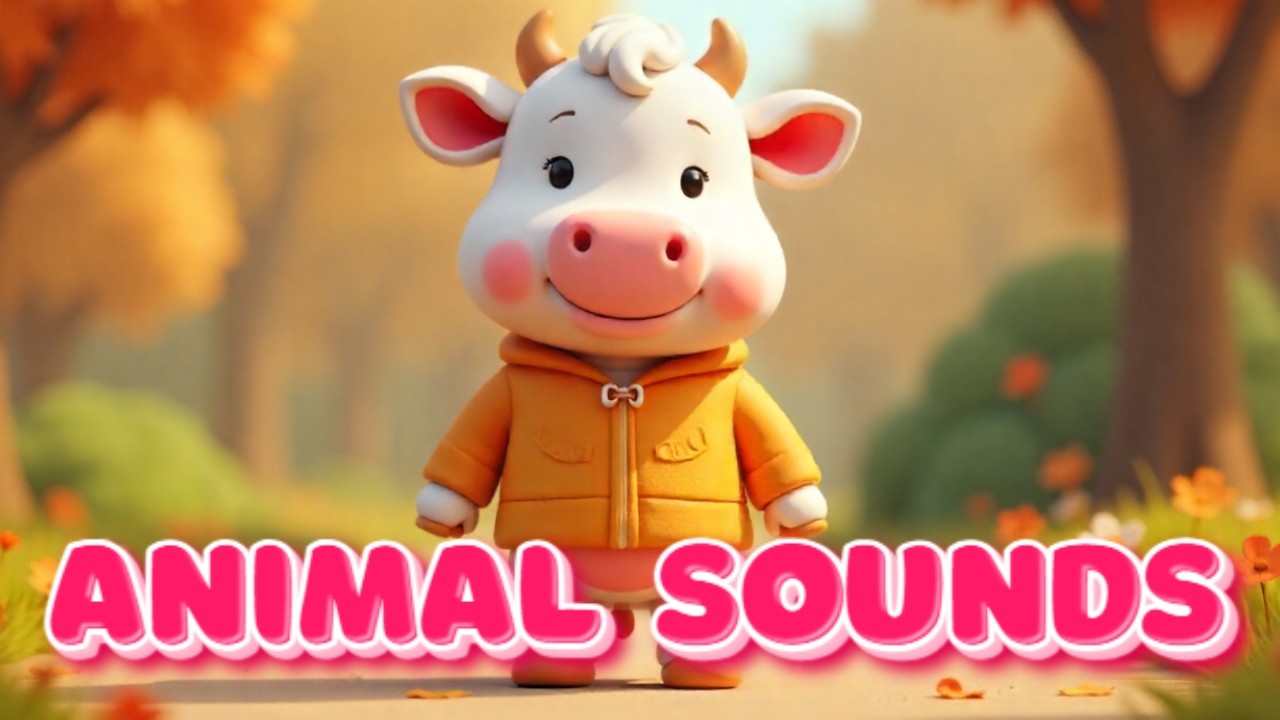 My Mouse TV - Animal and sound , what does a cow says ???, Nursery Rhyme learning