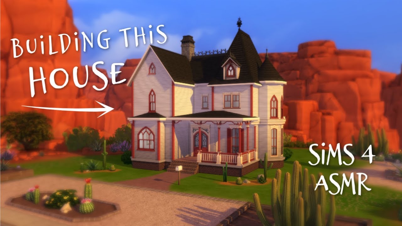 ASMR | Gothic House Build 🏠 [Sims 4]