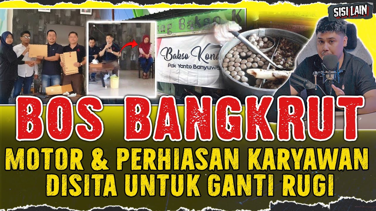 USAHANYA BANGKRUT LALU PERHIASAN SAMPAI MOTOR KARYAWAN DISITA UNTUK BALIKIN MODAL BOS ?