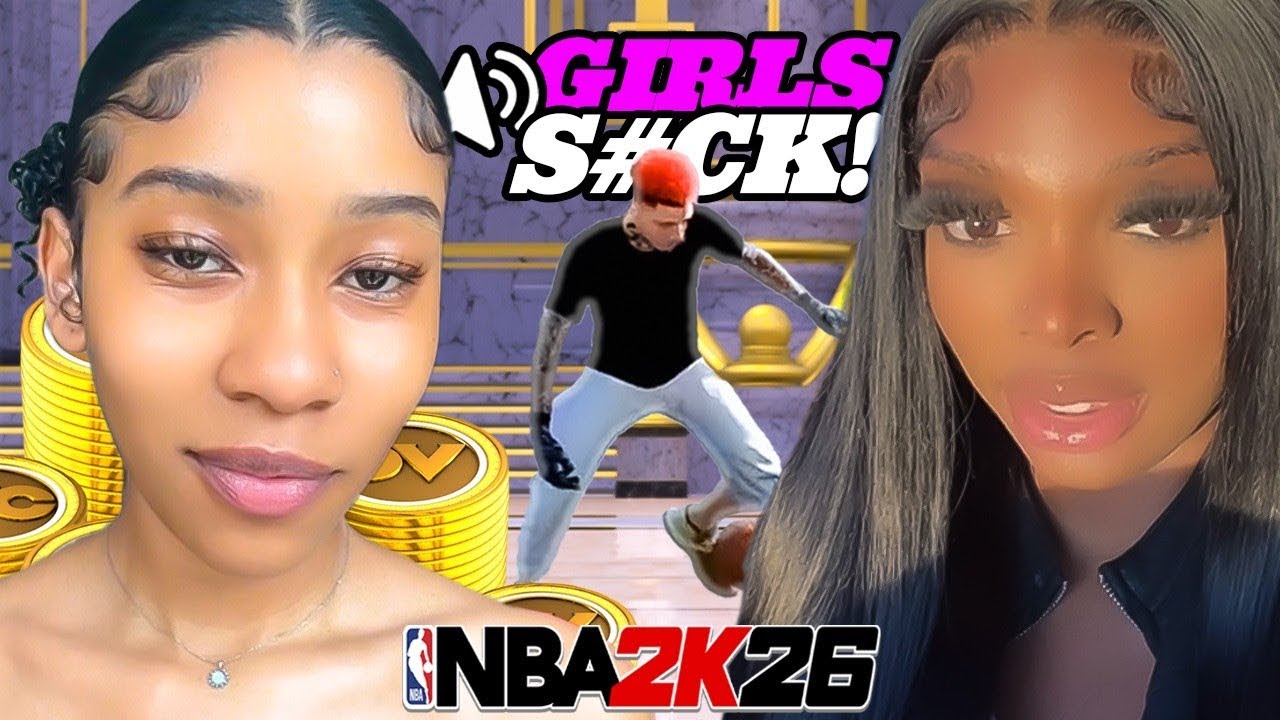 Мы с Сиеррой объединились и захватили сцену! Почему парни в NBA 2K ненавидят девушек! *Становится...
