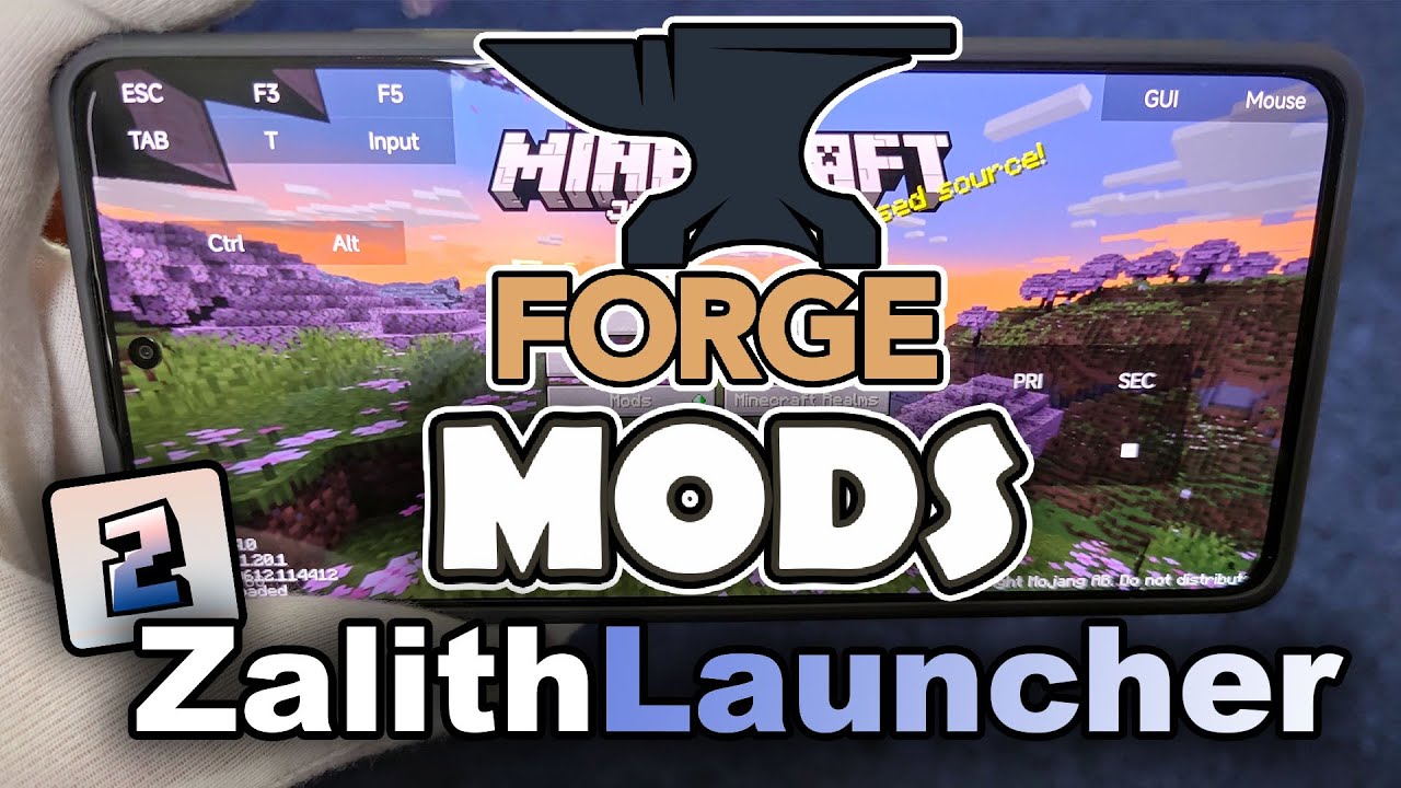 Forge Mods On Android For Beginners Java Minecraft Using Zalith Launcher - How To Guide