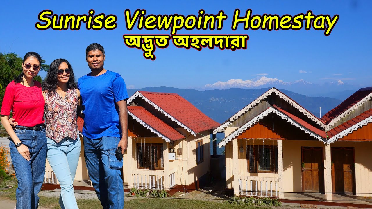 Sunrise Viewpoint Homestay - Homestay in Ahaldara View point - 360° view of Kanchenjunga - Room tour