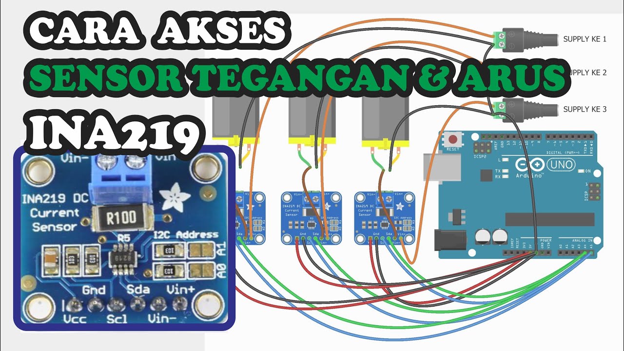 How To Access DC Voltage and Current INA219 Sensor   •  Demonstration with INA219 Multiple Sensors