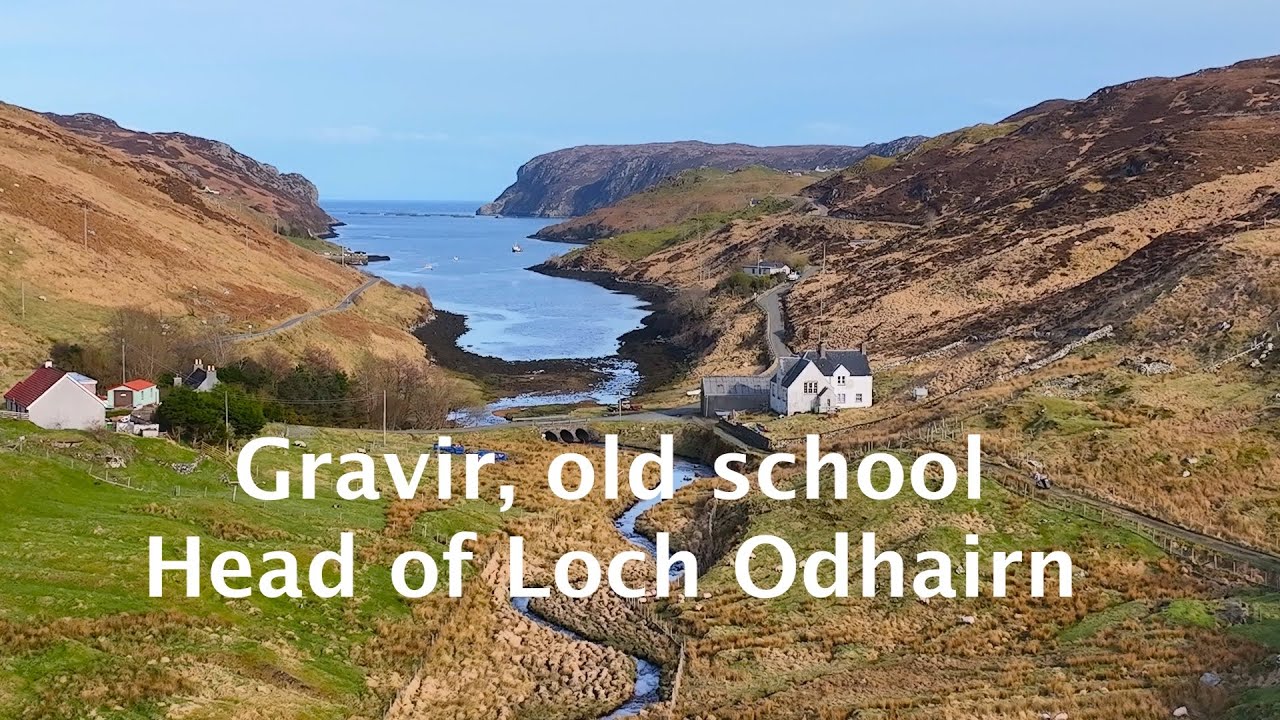 Gravir, old school, Head of Loch Odhairn, Pairc South Lochs, Isle of Lewis