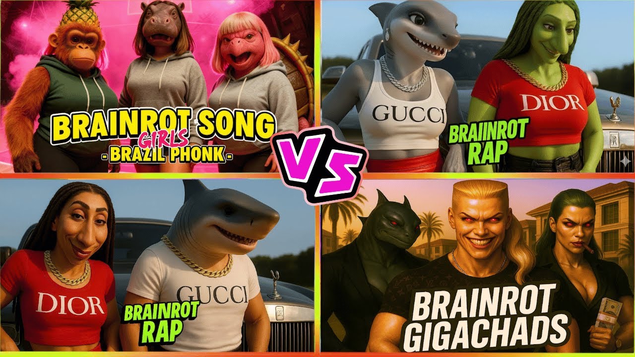 🔥 War of the Brainrots Girl Rap Song 🎤 Choose your King 👑Pt4