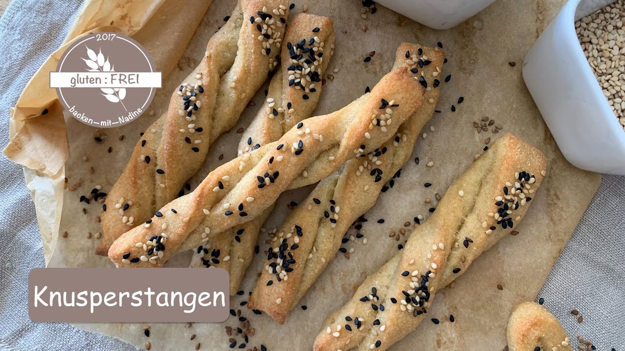 Knusperstangen / glutenfrei / vegan / zuckerfrei / hefefrei / maisfrei /glutenfrei backen mit Nadine
