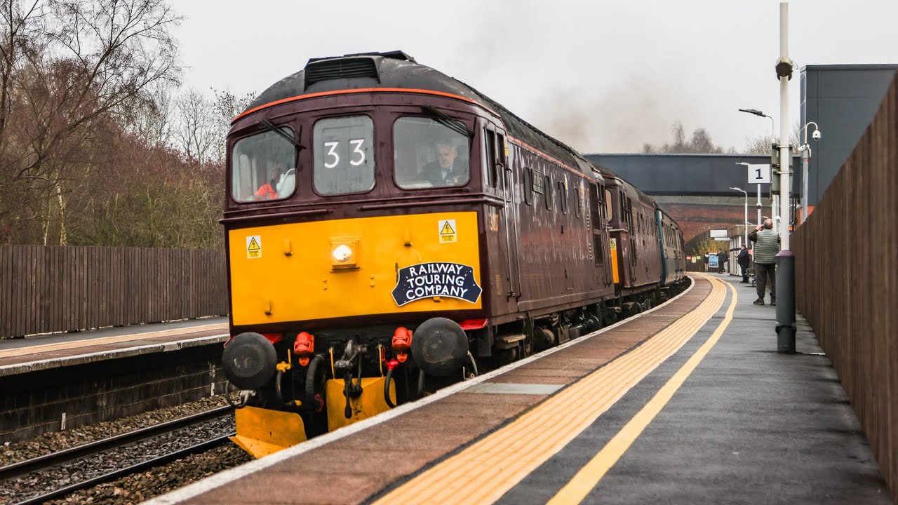 Class 33 Thrash - 33207 & 33025 Make Rare Appearance!