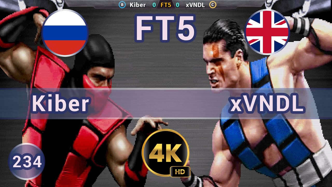 UMK3 - 🇷🇺 Kiber vs xVNDL 🇬🇧 FT5 /4K 60 FPS #umk3 #ultimatemortalkombat3 #team99hits #t99h #fightcade