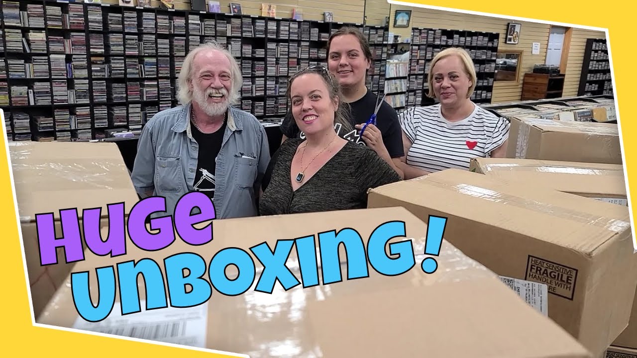 Huge Unboxing - Brand New Vinyl Records in the Record Store