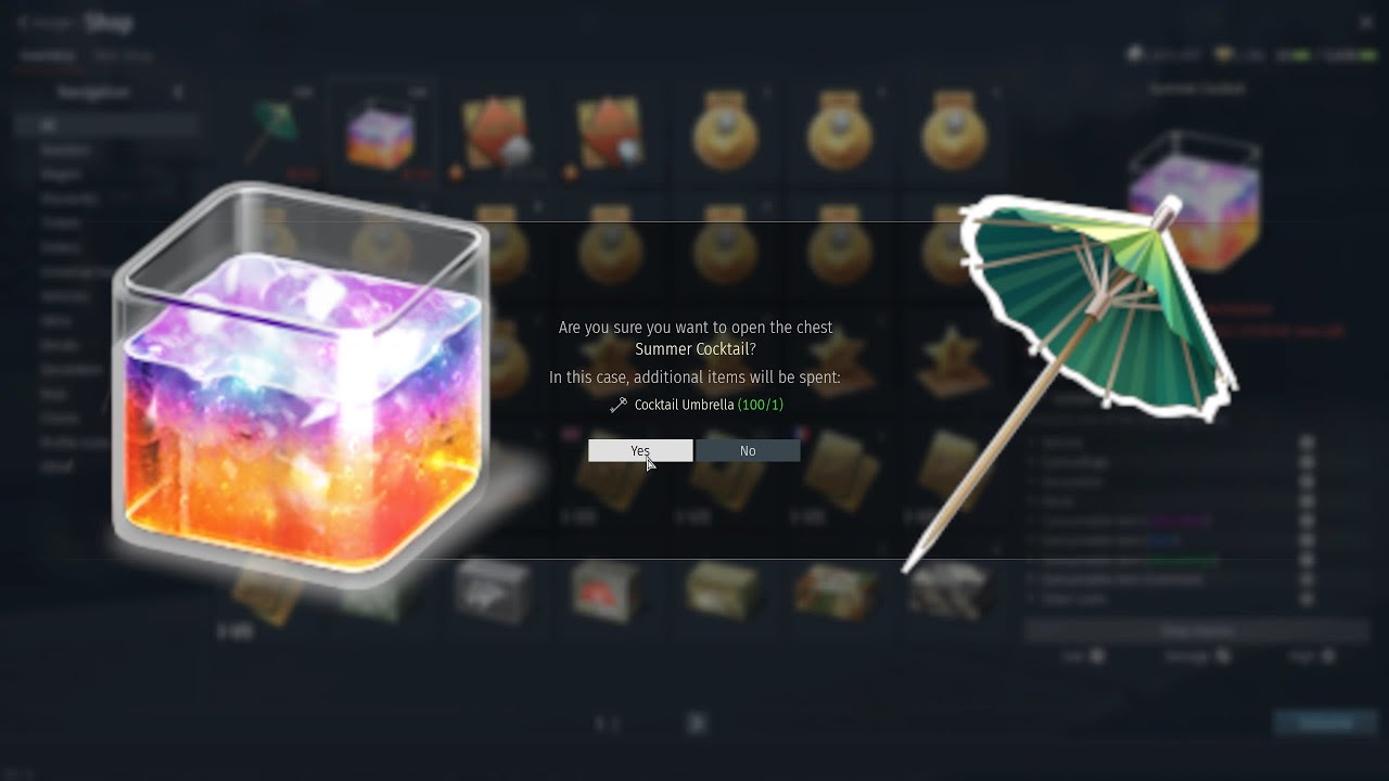 War Thunder Summer Quest - Opening 100 Summer Cocktails