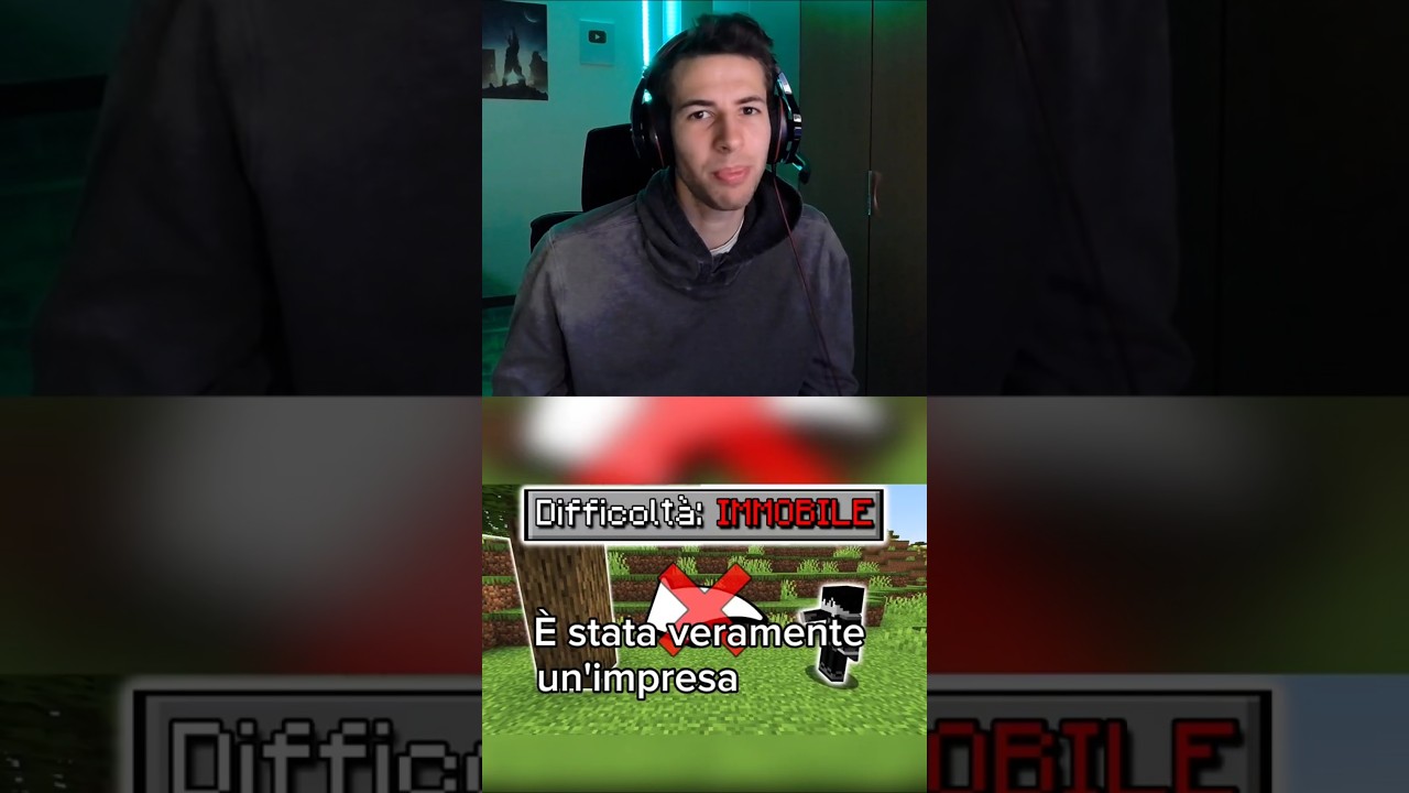 Minecraft, ma SENZA MUOVERSI?