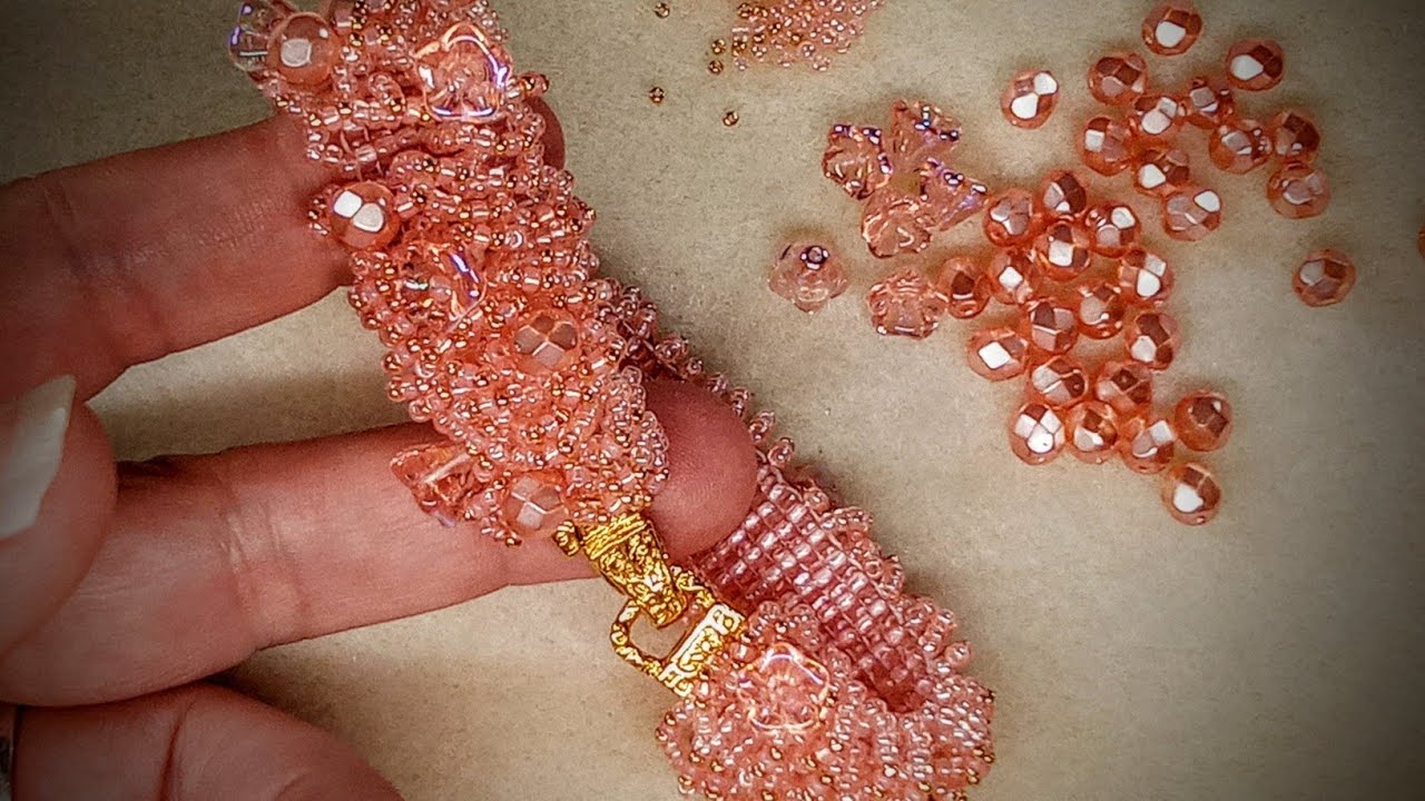 Calming Coral Bracelet Tutorial from John Bead Curiosity Box