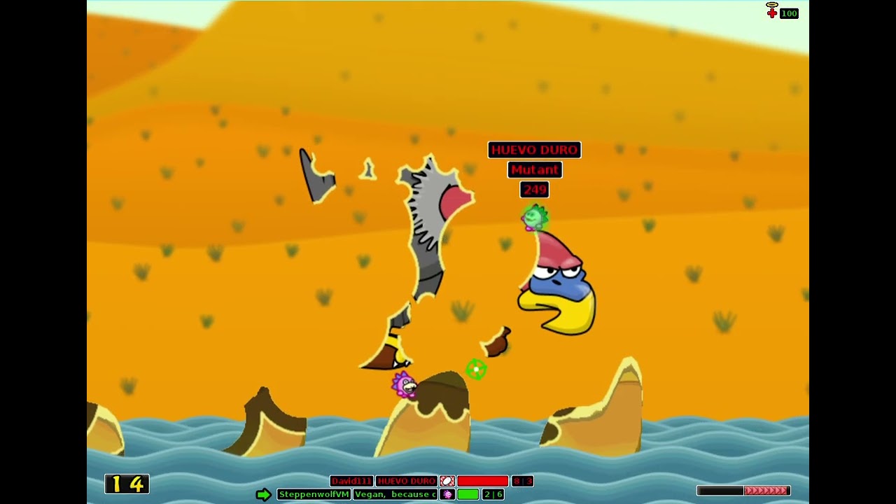 Hedgewars MUTANT me vs SteppenwolfVM (me winX2)