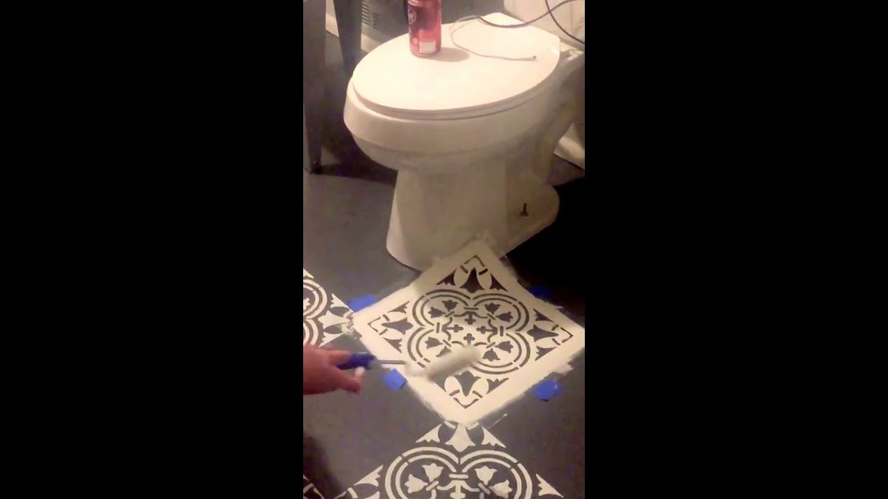 Stenciling a Floor (Part 2)
