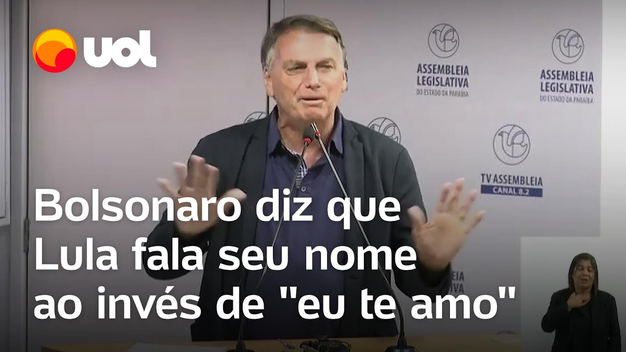 Bolsonaro imita Lula e diz que o presidente só sabe falar o nome dele: 'Todo dia'