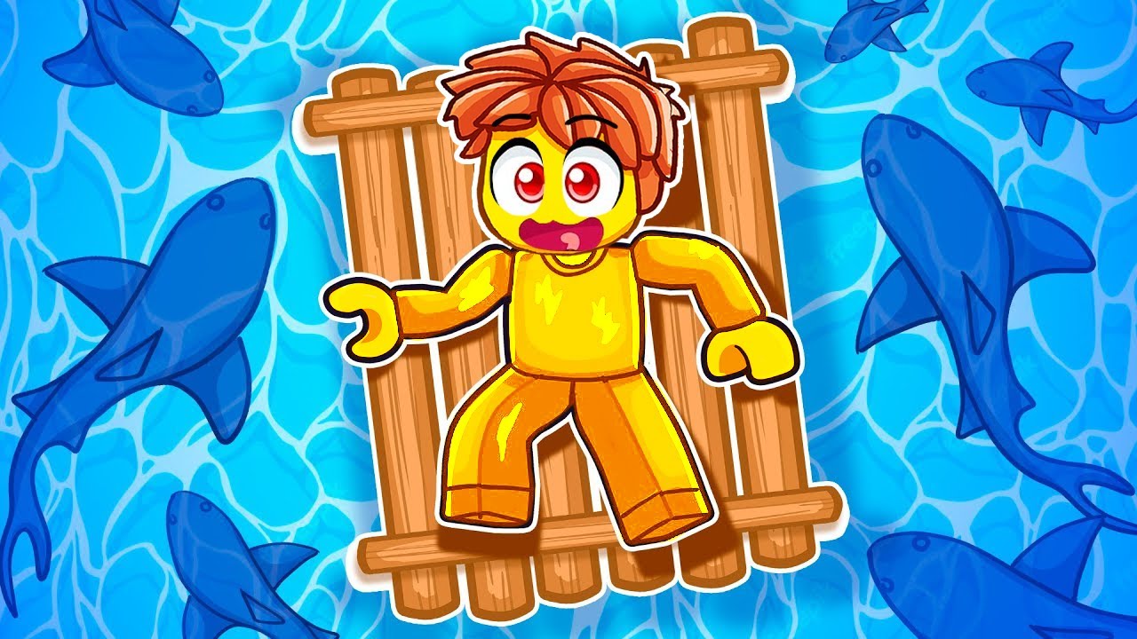999 Tage GEFANGEN auf dem SCHNELLSTEN FLOß in Roblox!