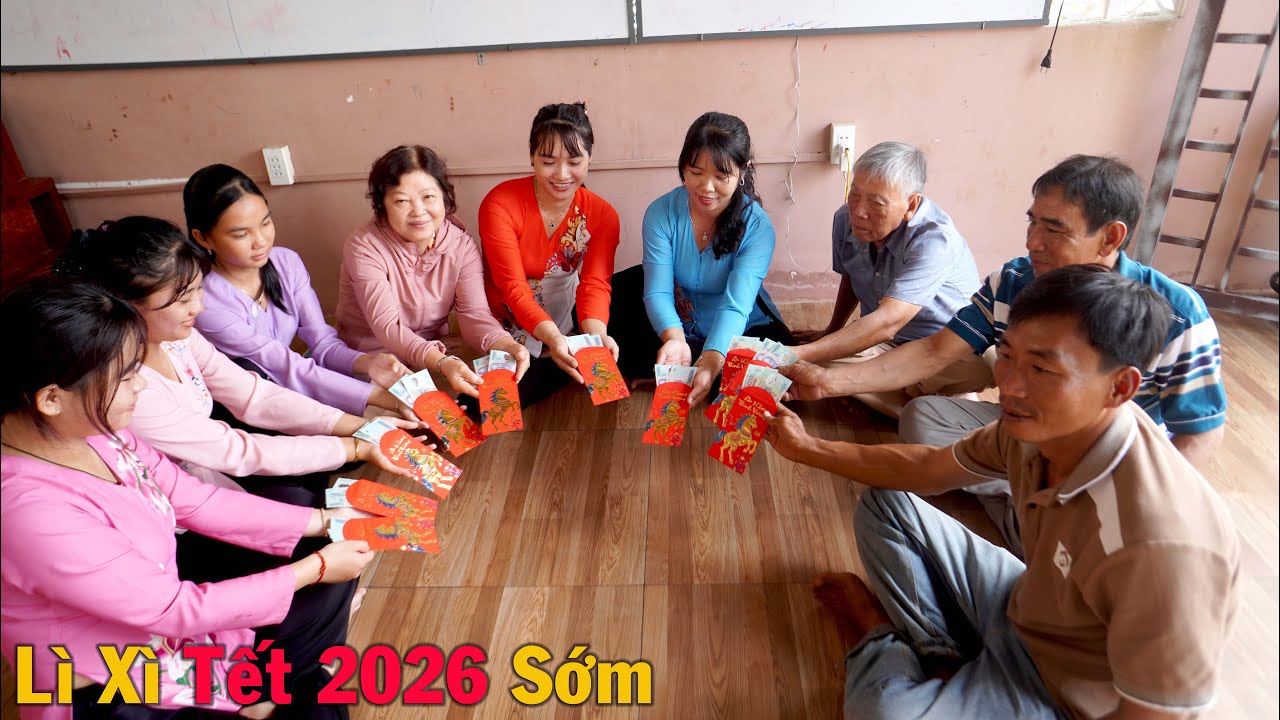 Đầu Năm Cả Nhóm Hưởng Lộc May Mắn từ Tấm Lòng Anh Chanh Tran