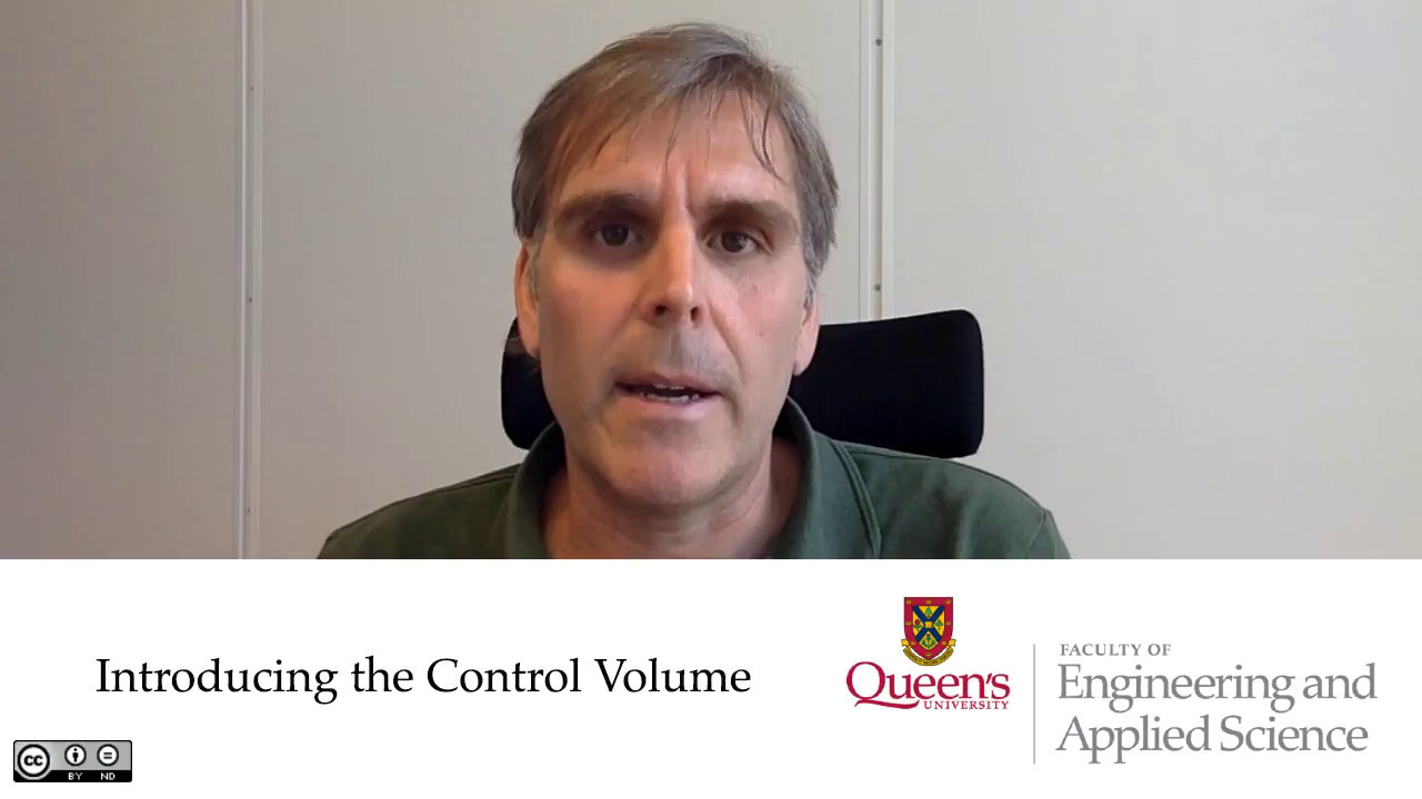 Introducing the Control Volume