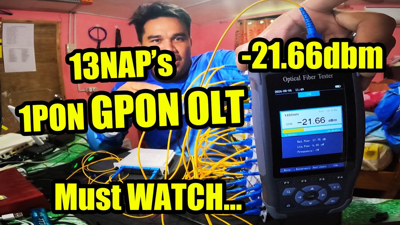 13 NAP's IN 1PON GPON OLT | MEDIACON TO OLT TRANSITION | Step By Step Tutorials