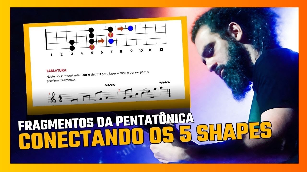 FRAGMENTOS DA PENTATÔNICA - CONEXÃO DOS 5 SHAPES
