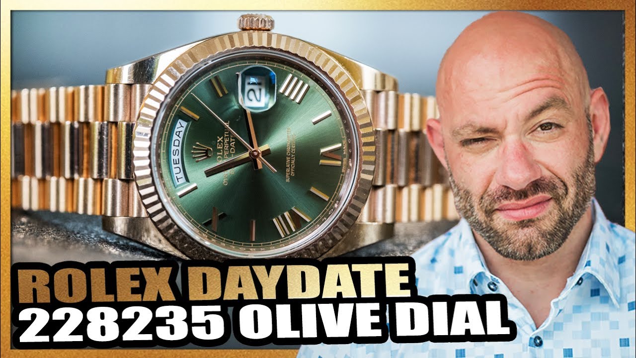 ROLEX DAY-DATE 228235 Olive Dial Review 🌿 | A Symbol of Success & Achievement 💎