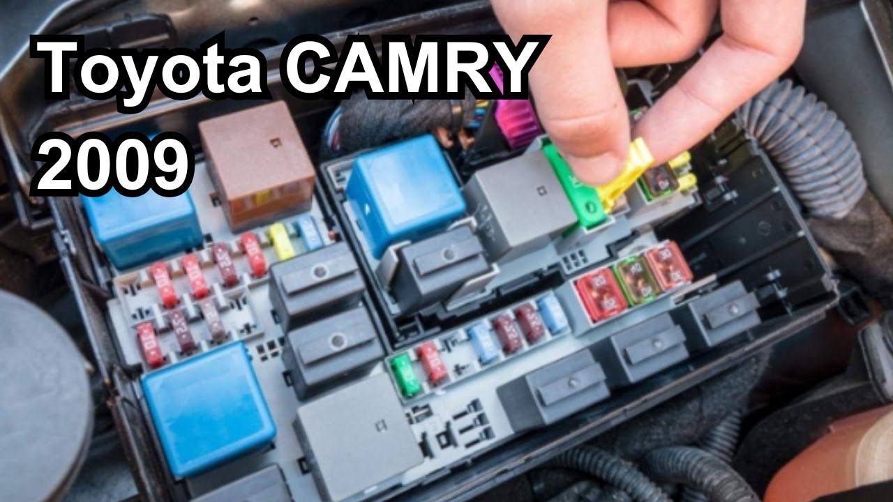 Diagrama de la caja de fusibles de Toyota CAMRY 2009. ToyoFans.