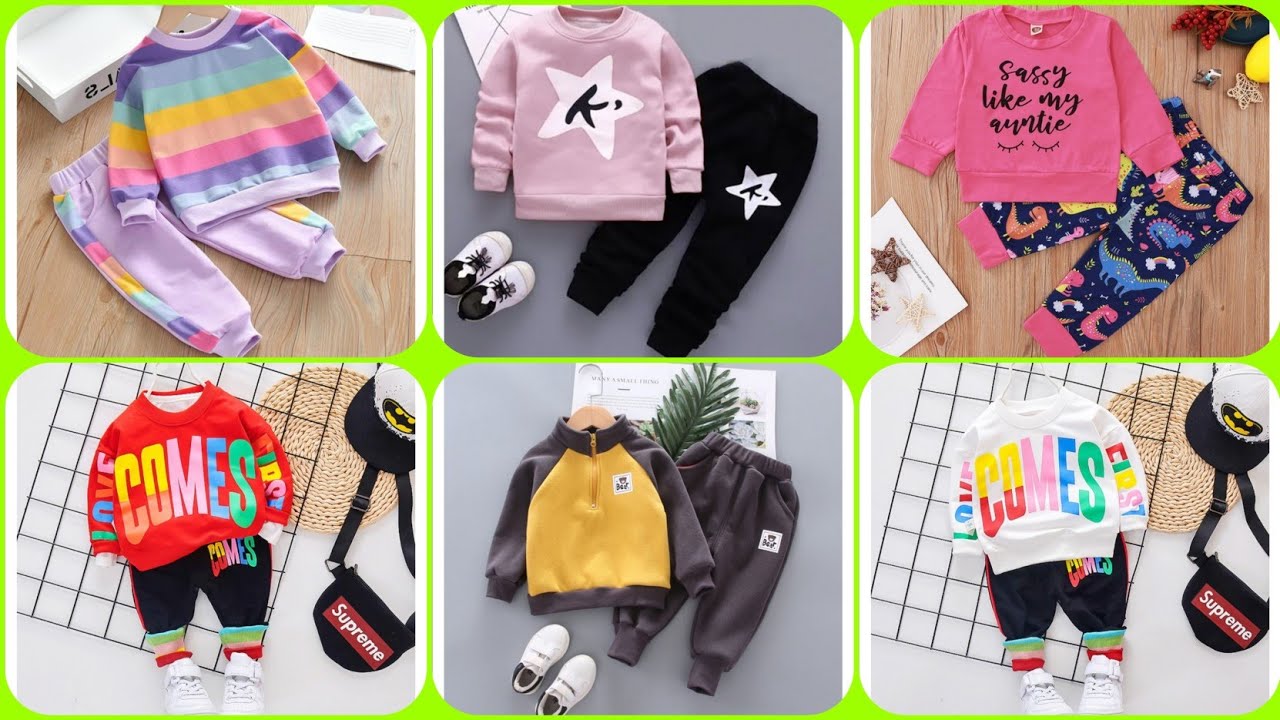 Baby boy Stylish Joggers set || Baby boy sweat shirt with joggers set