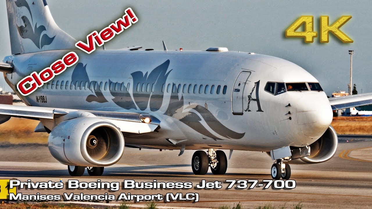 Andrey Melnichenko VIP Private Boeing  737-700 (Close View) [4K]
