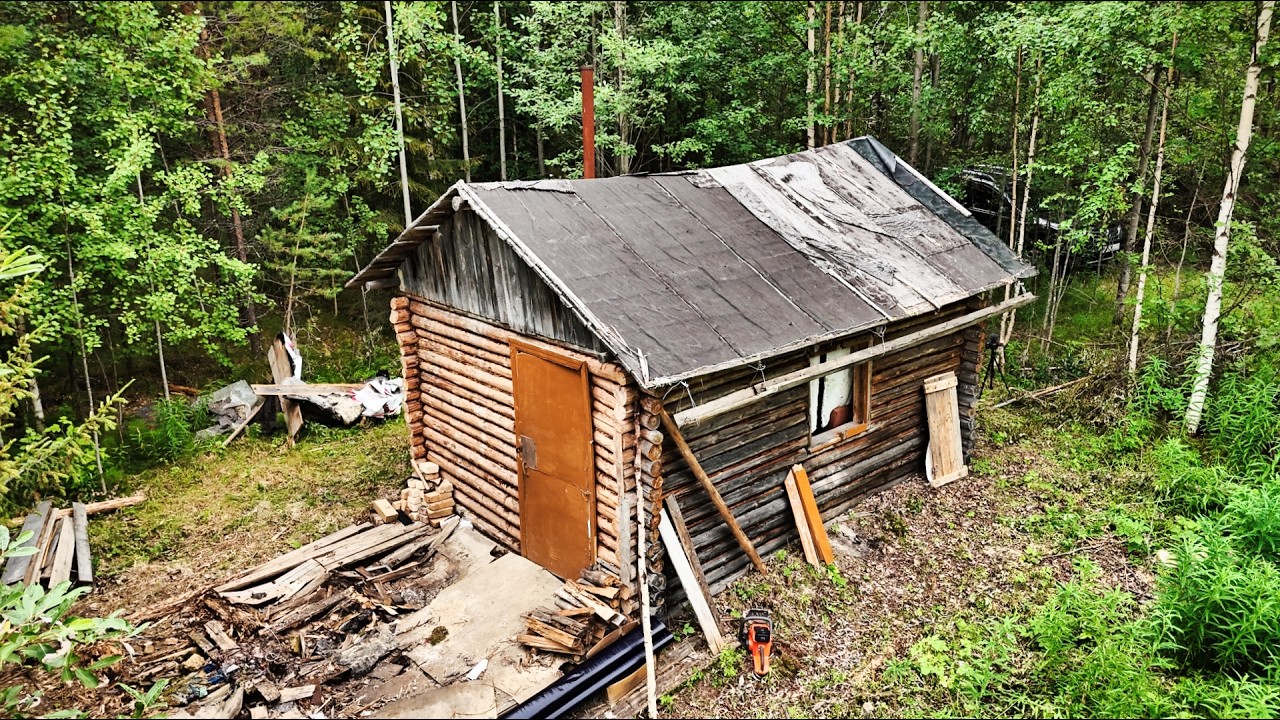 Restoring an Abandoned Cabin Hidden Deep in the Forest EP. 2