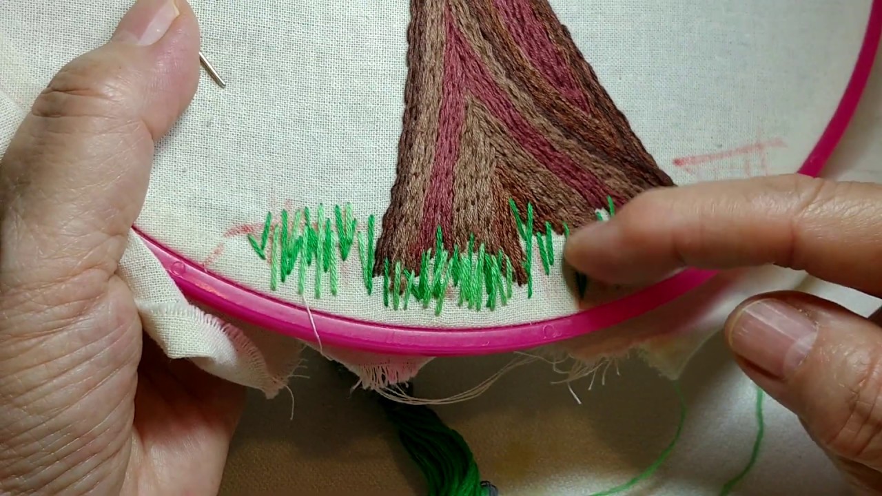 Bordado - Pasto para el Árbol
