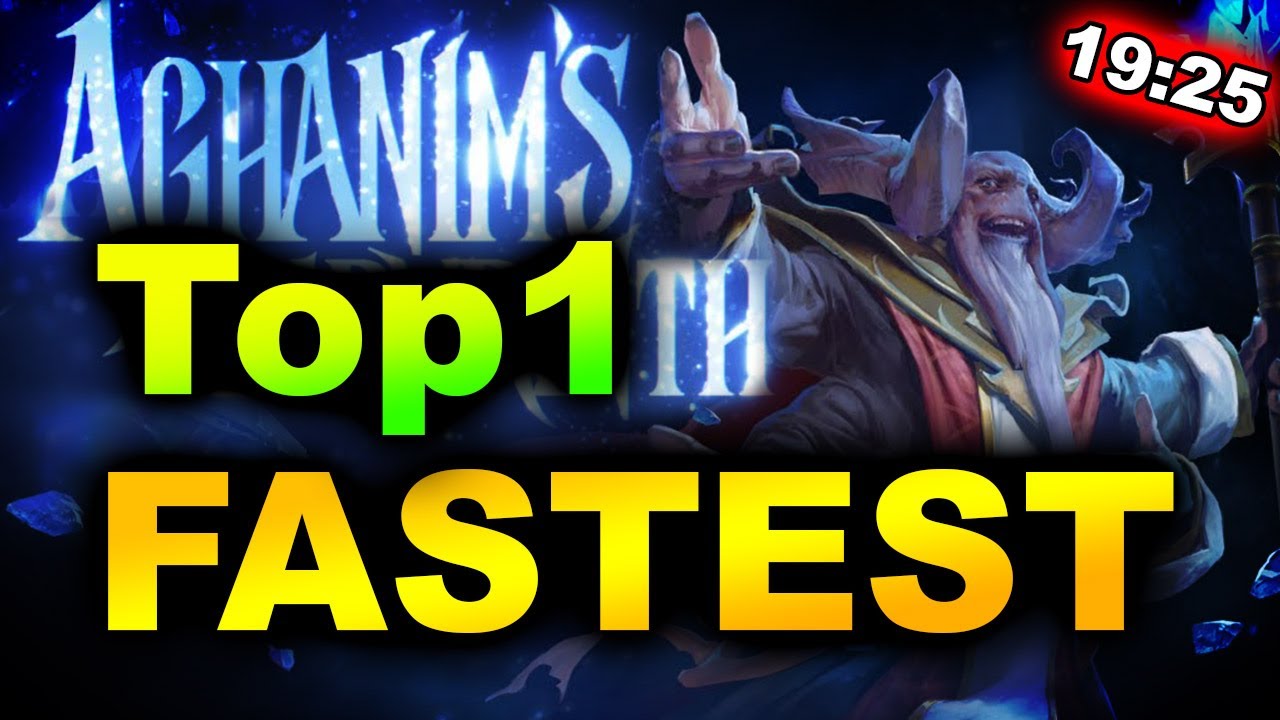 Aghanim's Labyrinth - TOP 1 WORLD FASTEST RUN - 19:25 Min DOTA 2