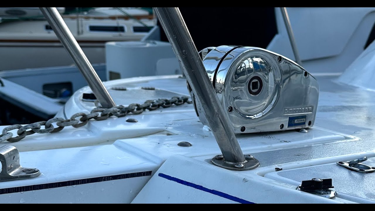 Lewmar Pro 1000 Windlass & Wireless Remote Install   HD 1080p