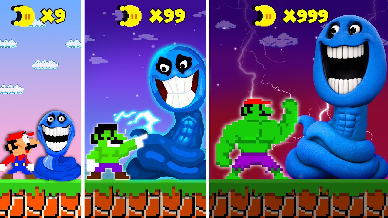 Upgrading Mario & Hungry Worm Sonic to 