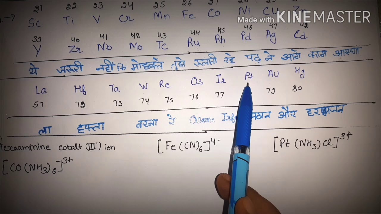 Effective  atomic  number (EAN)Organometallic  Chemistry