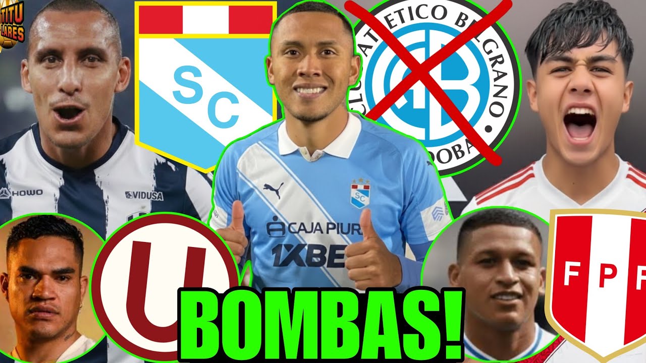 BRYAN REYNA a CRISTAL? ALEX VALERA a MEXICO? y UNIVERSITARIO? SELECCIÓN SUB 17! FERNANDO PACHECO