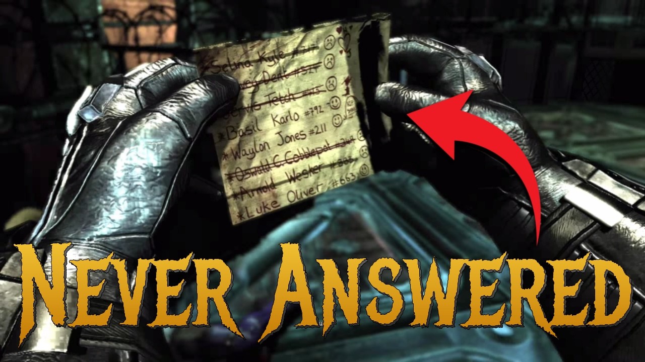 5 Unanswered Questions In Batman: Arkham Asylum