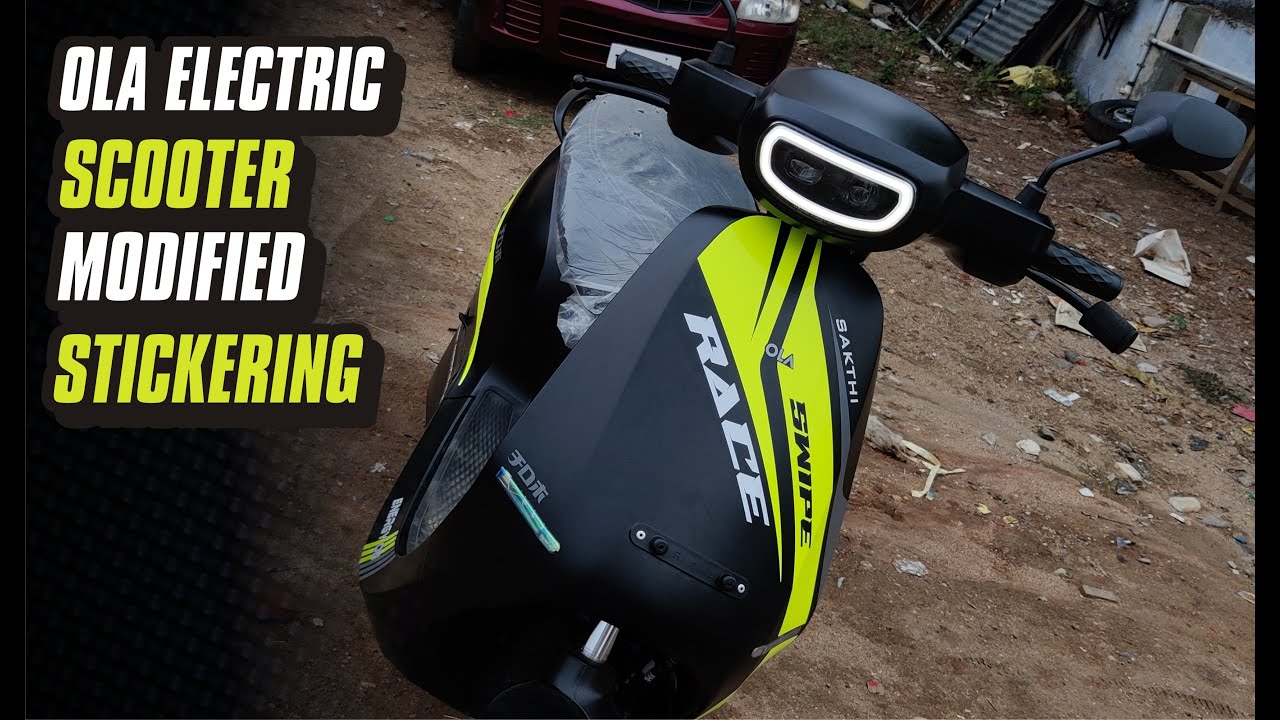Ola Electric Scooter | Ola Electric Scooter Modified Stickering | Ola Scooter Sticker Wrapping #Ola