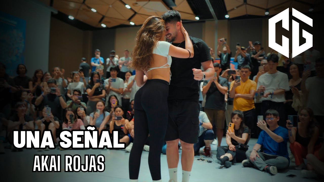 CRISTIAN Y GABRIELLA | Bachata 🎵 UNA SEÑAL - AKAI ROJAS
