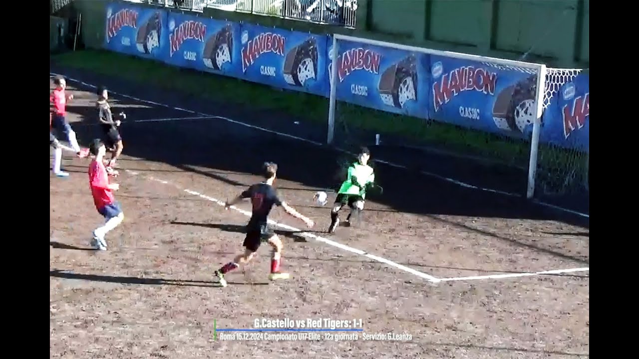 G.Castello vs Red Tigers 1-1 Campionato U17 Elite 12a giornata 15.12.2024 