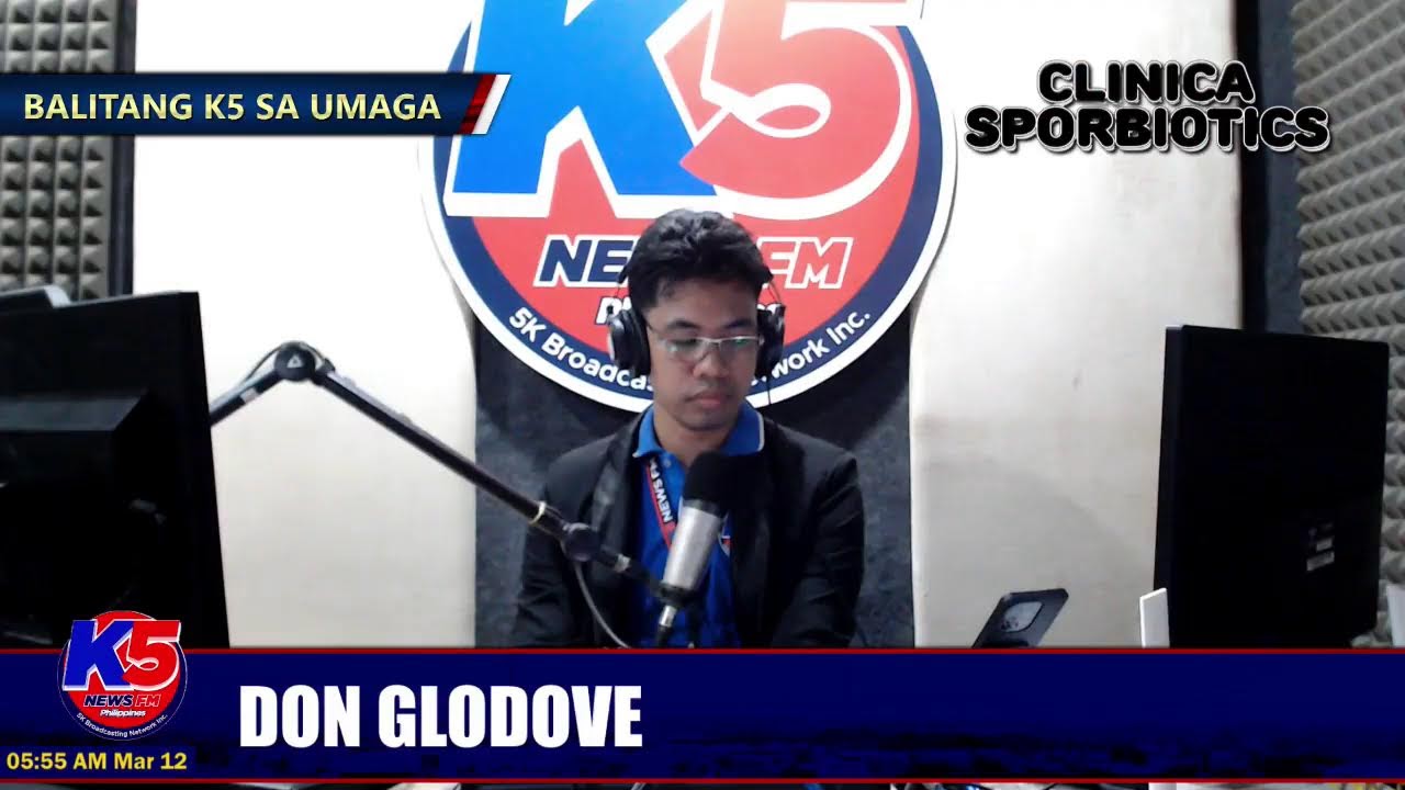 K5 News FM Bayawan Digital News Live Stream | Balitang K5 Sa Umaga by  K5 Don Glodove