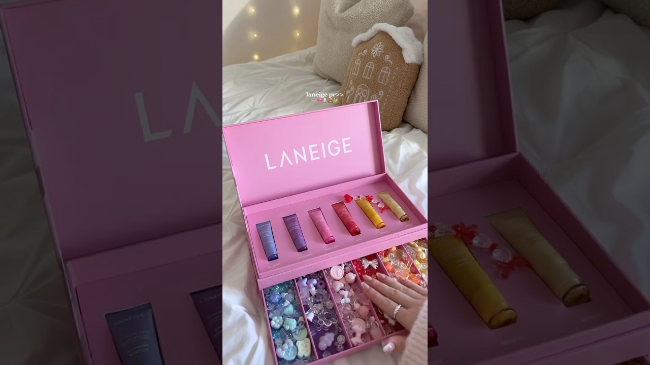LANEIGE PR PACKAGE 💗 cred: imalination on tiktok #laneige #prpackage #unboxing #aesthetic #haul