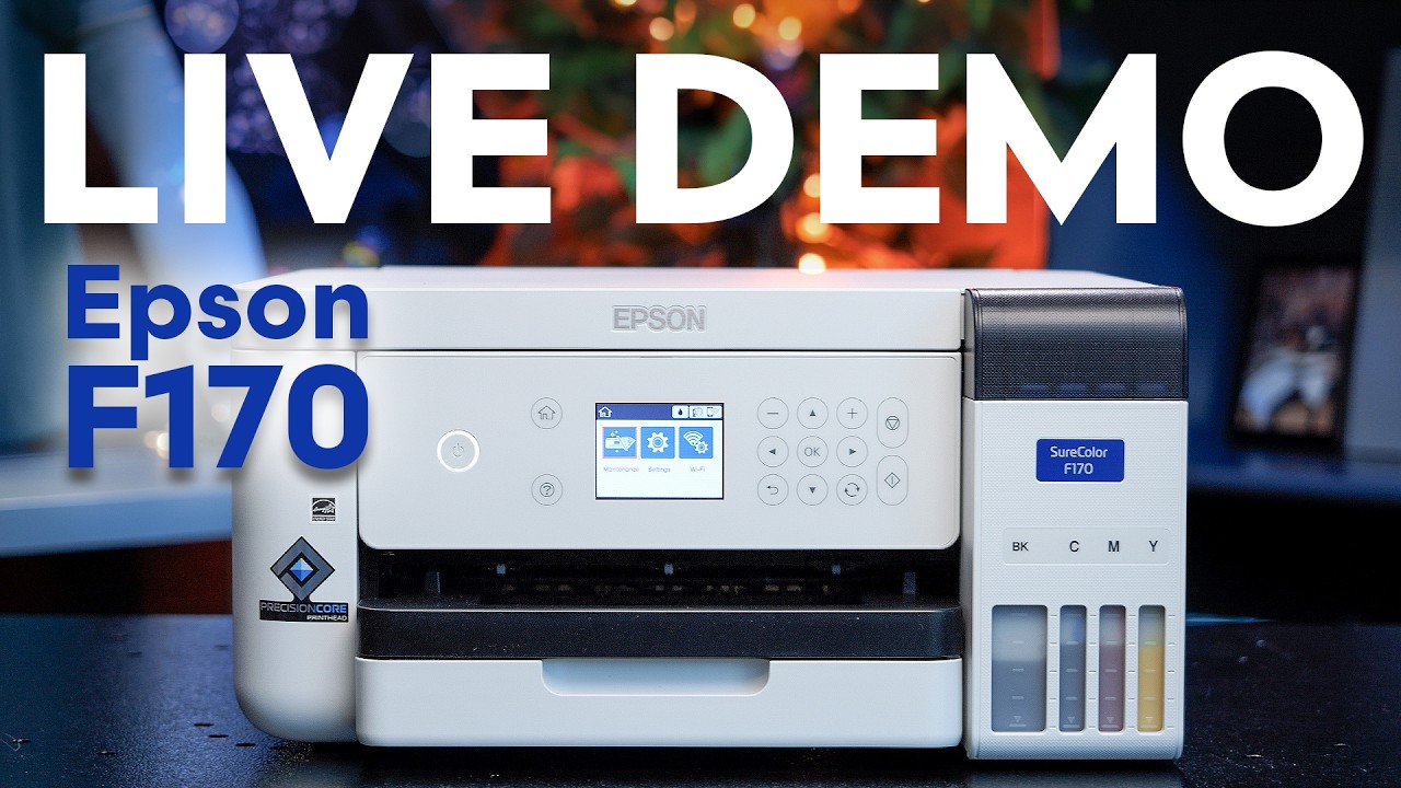 Наконец-то! Принтер Epson F170 уже здесь. Смотрите, как мы печатаем в прямом эфире!