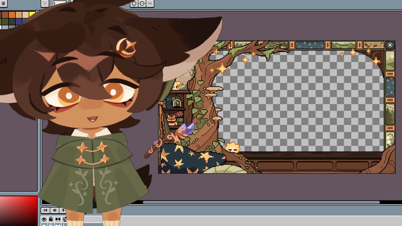 making a pixel art overlay | VOD